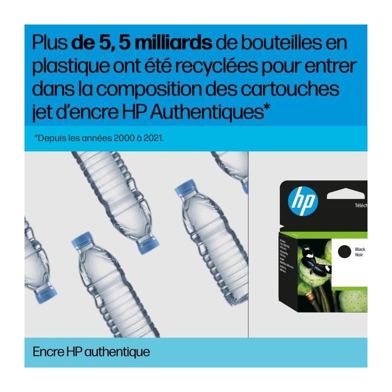 Cartouche d'encre HP 308 noire authentique - Pour HP Envy 6110/6120/6130/6520/6530