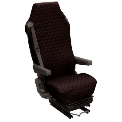 Housse Universelle pour Siège Camion en Coton Matelassé Noir
