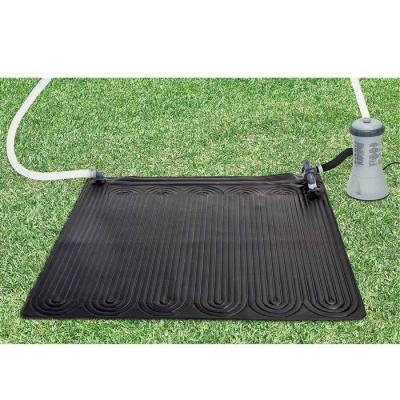 Tapis solaire chauffant pour piscine: Intex PVC 1,2x1,2 m Noir
