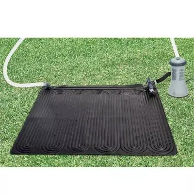 Tapis solaire chauffant pour piscine: Intex PVC 1,2x1,2 m Noir
