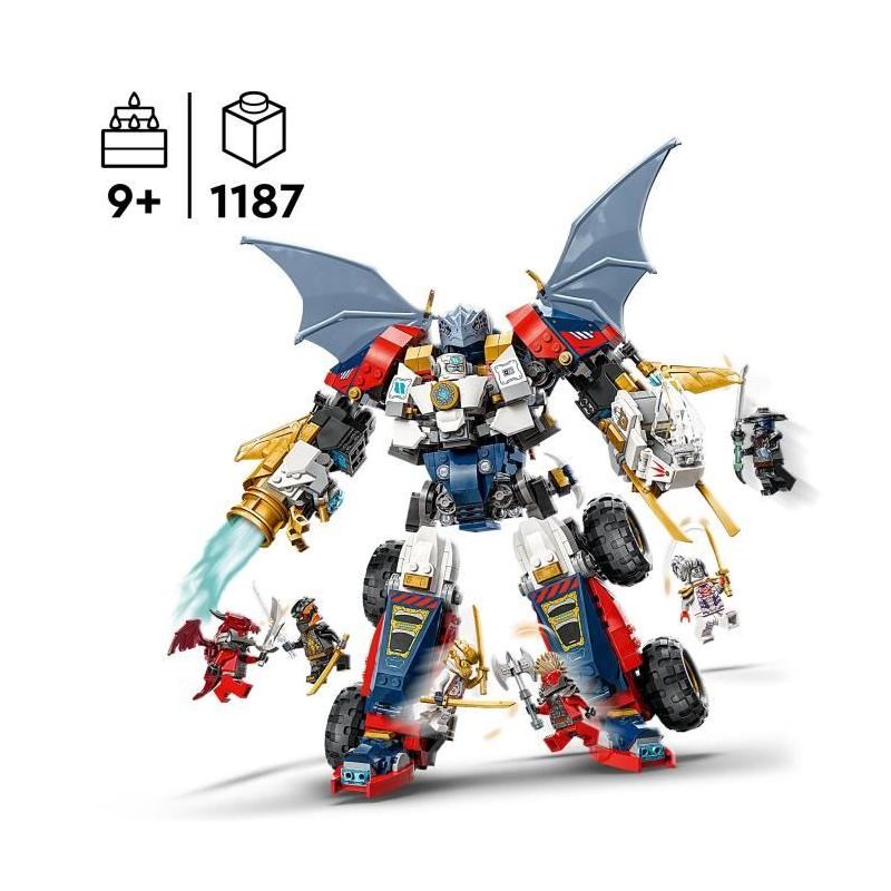 LEGO NINJAGO 71834: Le robot ultime de Zane!