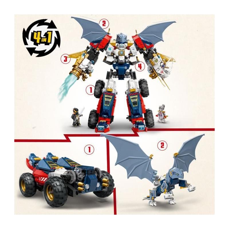 LEGO NINJAGO 71834: Le robot ultime de Zane!
