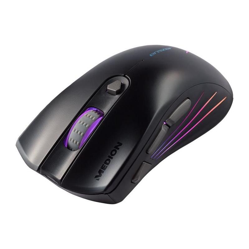Souris Gaming filaire - ERAZER MD 88505 - 5000 DPI - Noir