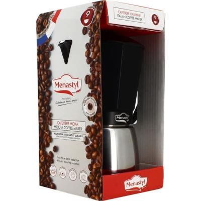 Cafetière Italienne MENASTYL Aluminium 9 tasses - Induction