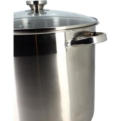 Marmite MENASTYL avec couvercle - 17L - 32cm - Inox - Induction