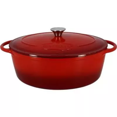 Cocotte MENASTYL Rouge en fonte émaillée - 9L