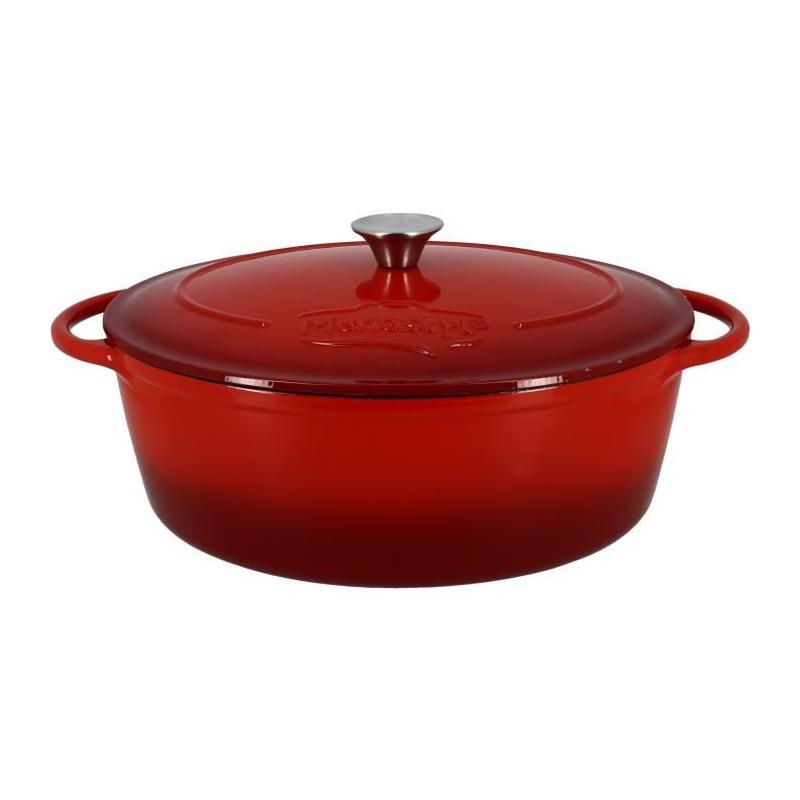 Cocotte MENASTYL Rouge en fonte émaillée - 9L