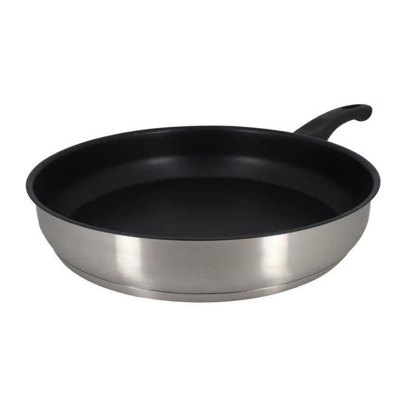 Poele MENASTYL 28 cm Inox Tous feux dont induction