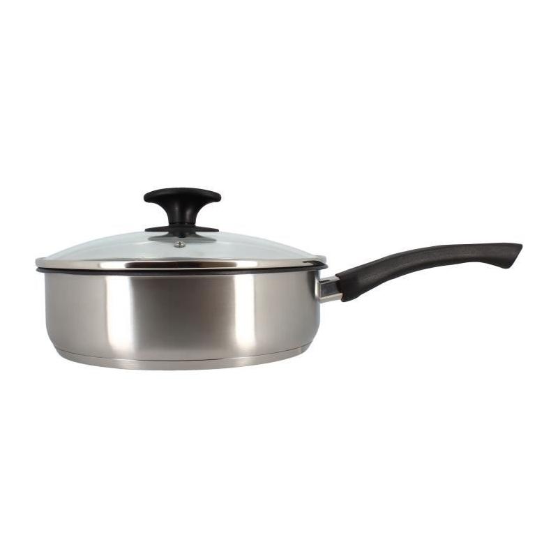 Sauteuse MENASTYL 28 cm Inox Induction - Qualité et polyvalence
