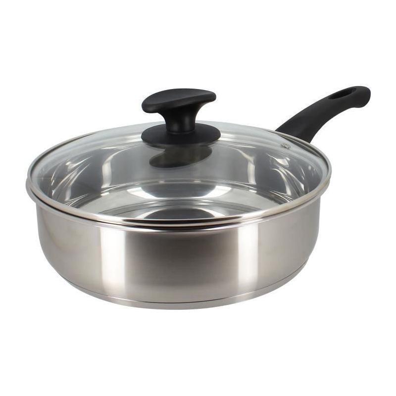 Sauteuse MENASTYL 28 cm Inox Induction - Qualité et polyvalence