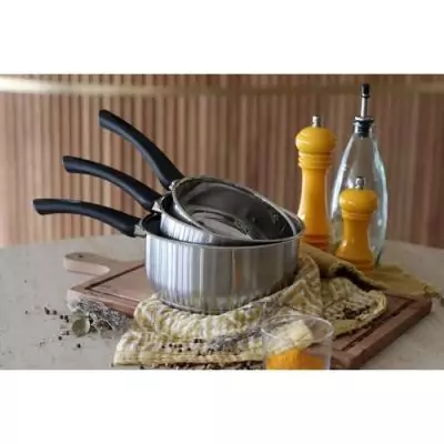 Casserole MENASTYL 16 cm en acier inoxydable pour tous feux Casserole MENASTYL 16 cm en acier inoxydable pour tous feux