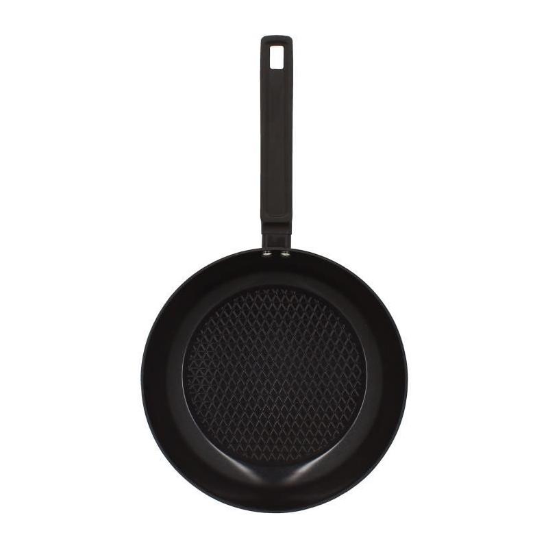 Poêle MENASTYL 26 cm en aluminium forgé noir - Tous feux dont induction