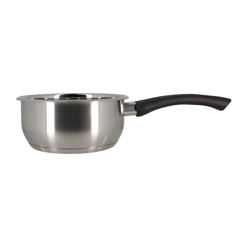 Casserole MENASTYL 6020242 - Acier inoxydable 18 cm - Tous feux dont induction