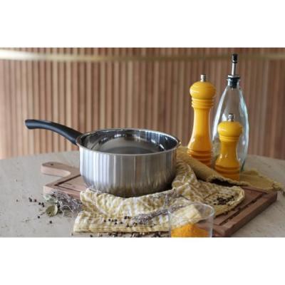 Casserole MENASTYL 6020242 - Acier inoxydable 18 cm - Tous feux dont induction