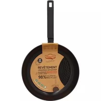 Poêle MENASTYL 28cm Noir - Aluminium Forgé - Induction Poêle MENASTYL 28cm Noir - Aluminium Forgé - Induction