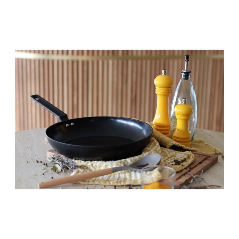 Poêle MENASTYL 30cm Aluminium Forgé Noir - Induction