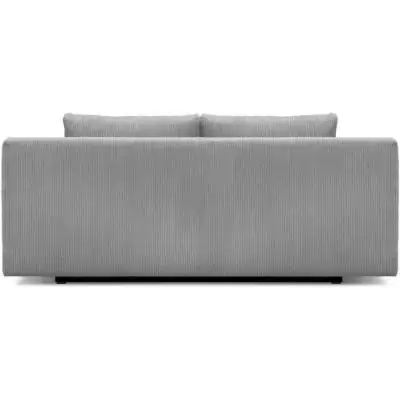 Banquette convertible 3 places MIKA gris clair - Pratique et confortable