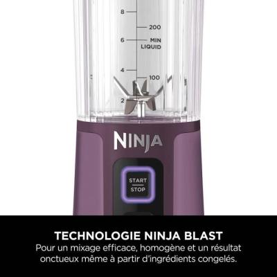 Blender portable Ninja Blast - Autonomie 2h - Sans BPA - Violet