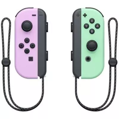 Manettes Joy-Con Nintendo Switch Pastel: Violet & Vert