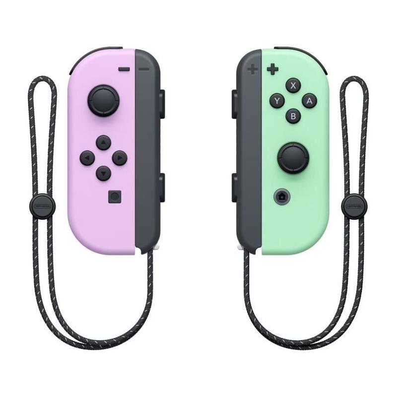 Manettes Joy-Con Nintendo Switch Pastel: Violet & Vert
