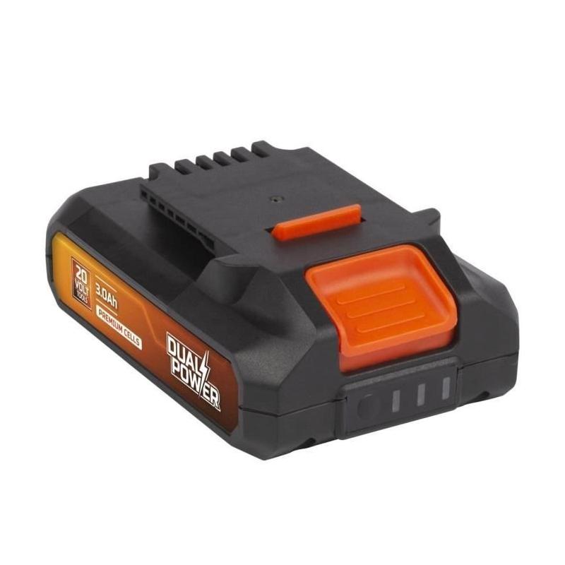 Batterie Dual Power POWDP9023 - Puissance 20V avec LED - Bricolage sans Fil