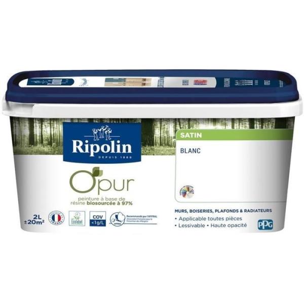 RIPOLIN O'PUR MURS BOISERIES RADIATEURS 2L