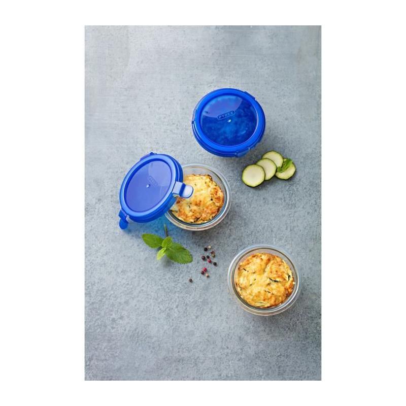 Boîte ronde Cook & Go en verre borosilicate - 11 cm-200 ml