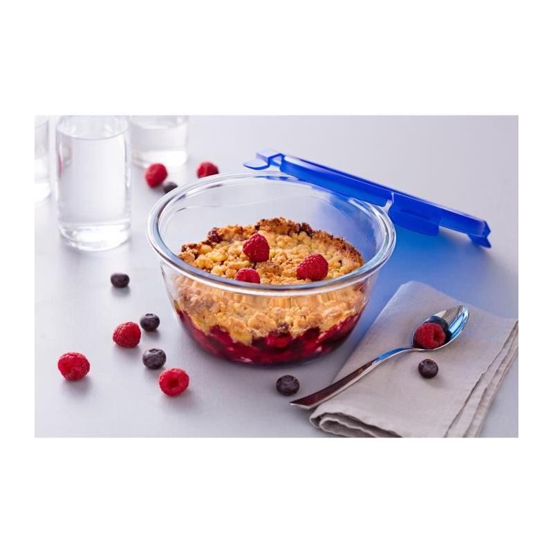 Boîte ronde Cook & Go en verre borosilicate - 11 cm-200 ml