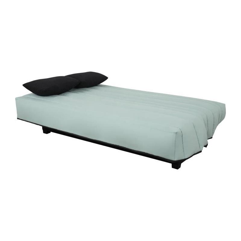 Banquette clic clac 2 places - Vert - DUNLOPILLO
