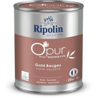 Peinture radiateurs effet satiné doré - RIPOLIN - 2 L