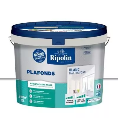 Peinture plafonds sans trace RIPOLIN 10L