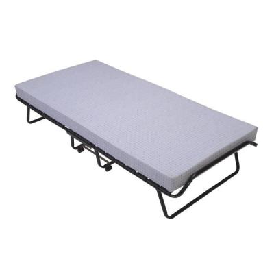 Lit d'appoint pliant: 17 lattes 90x190cm + Matelas 10 cm