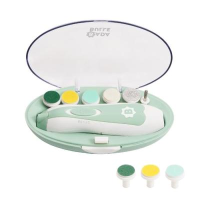 Kit manucure électrique Badabulle avec 6 embouts interchangeables