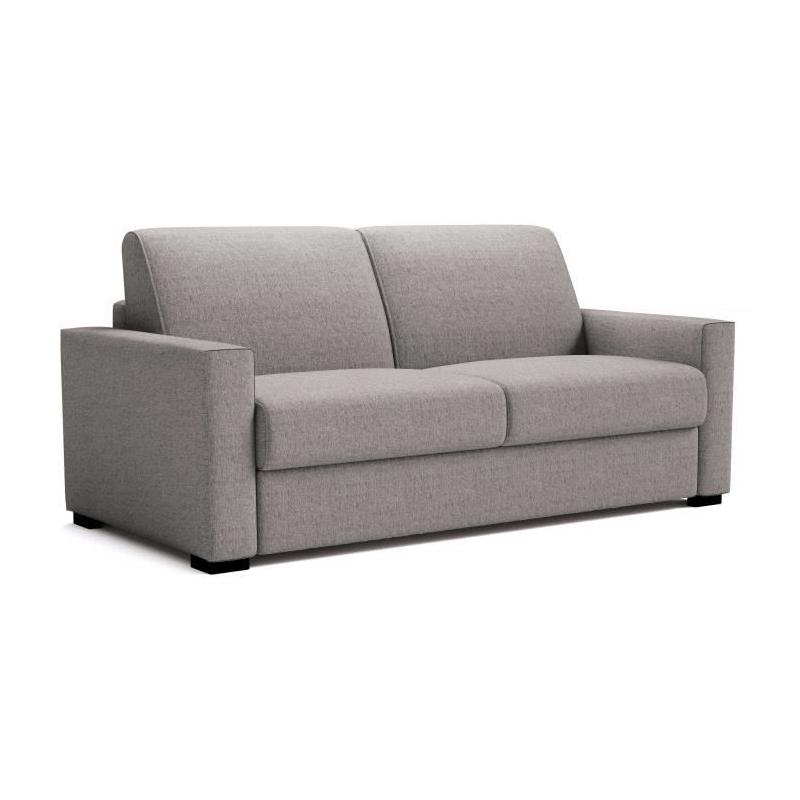 Canapé convertible express 3 places - Tissu como 20 ASH
