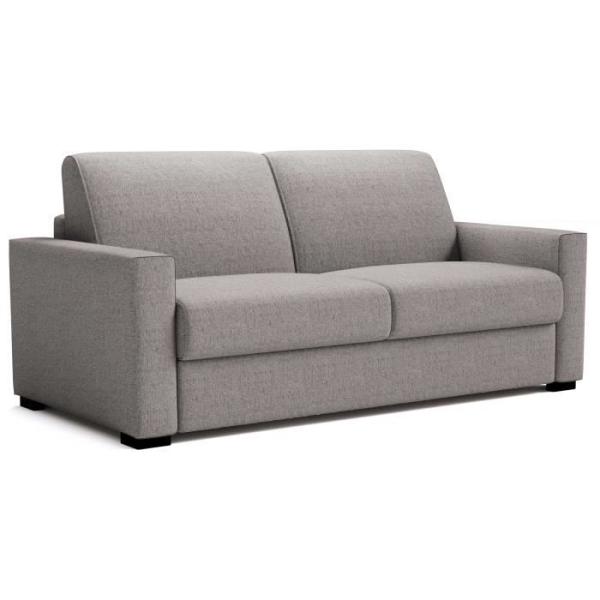 Canapé convertible express - 3 places - BL018 - Tissu como 20 ASH - 190 x 100 x 87 cm