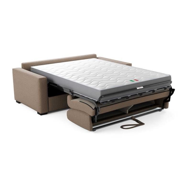 Canapé convertible express 3 places - Tissu como 5 Antelope
