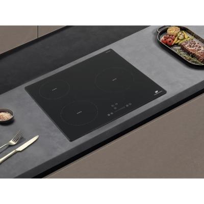Plaque induction 3 foyers Continental Edison - Performances en noir