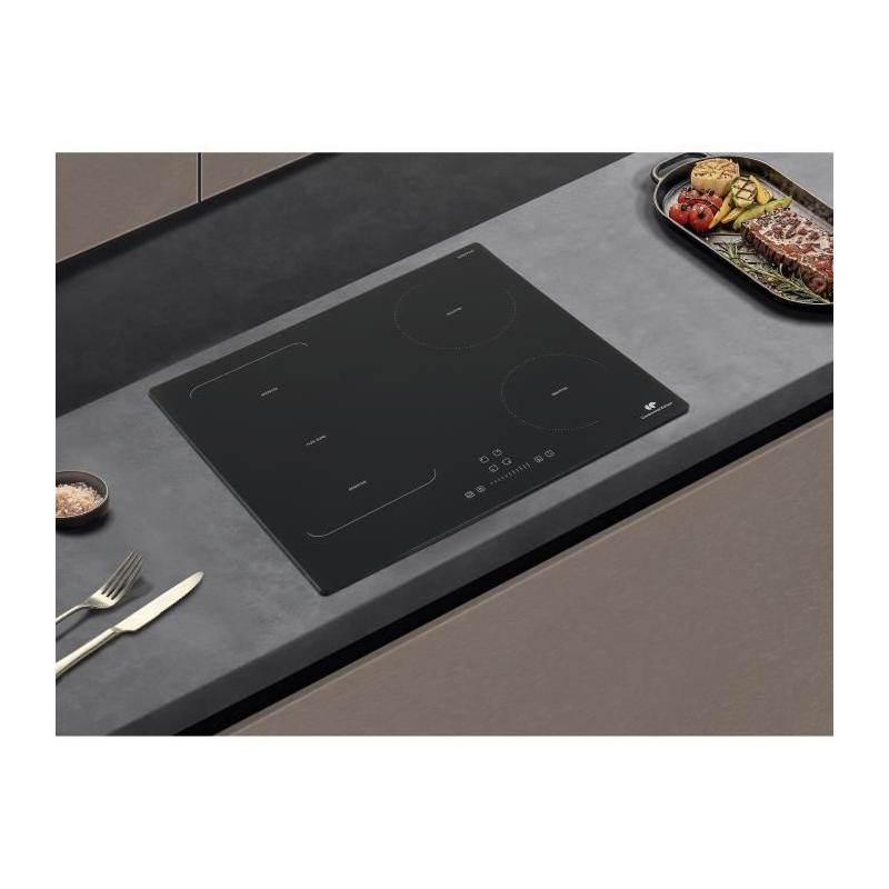 Plaque induction Continental Edison - 7200W - 1 zone flex - Noir