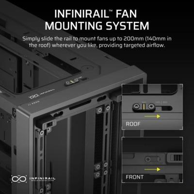 Boîtier PC CORSAIR Série FRAME 4000D Noir - Moyen-tour