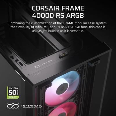Boîtier PC CORSAIR FRAME 4000D RS ARGB Noir