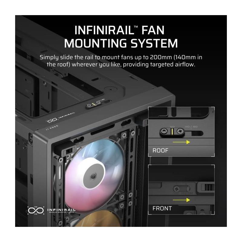 Boîtier PC CORSAIR FRAME 4000D RS ARGB Noir