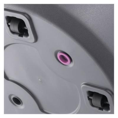 Pot de fleurs DEROMA Origin 85 L à roulettes - Anthracite