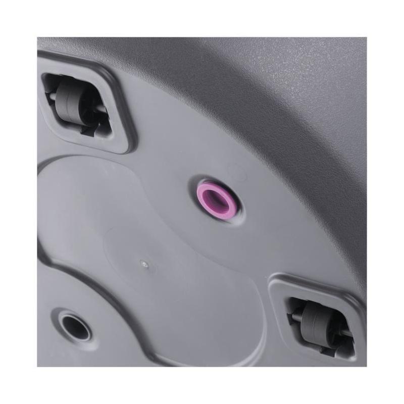 Pot de fleurs DEROMA Origin 85 L à roulettes - Anthracite