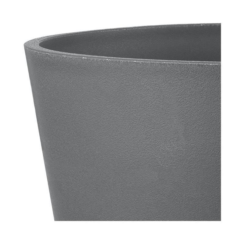 Pot de fleurs DEROMA Origin 85 L avec roulettes - Gris