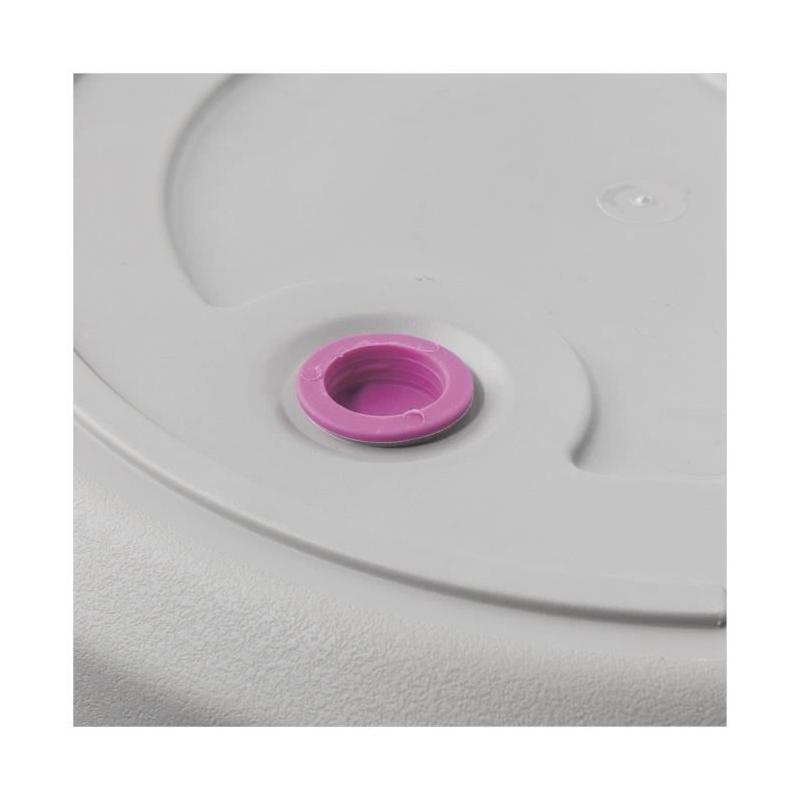Pot de fleurs carré - DEROMA - Origin - 12 L - Anthracite
