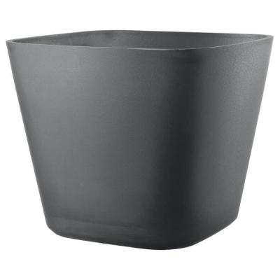 Pot de fleurs carré DEROMA Origin 12 L Gris