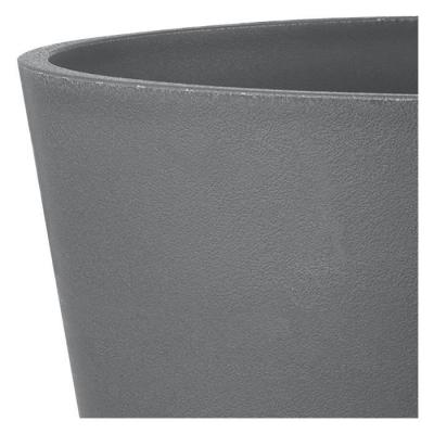 Pot de fleurs carré DEROMA Origin 12 L Gris