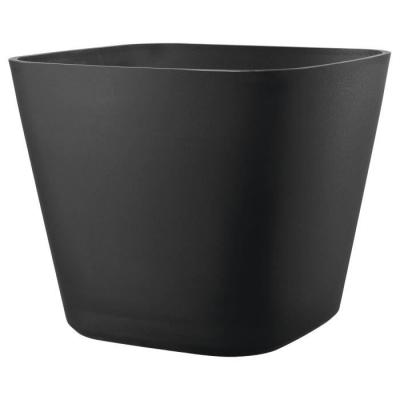 Pot de fleurs carré DEROMA Origin 30 L Anthracite