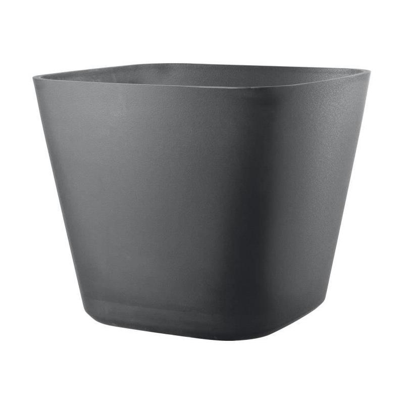 Pot de fleurs carré DEROMA Origin 30 L Gris - Élégance pour vos plantes