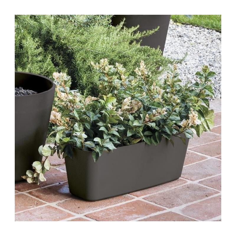 Bac à fleur Jardinière DEROMA - Origine - 12 L - Anthracite
